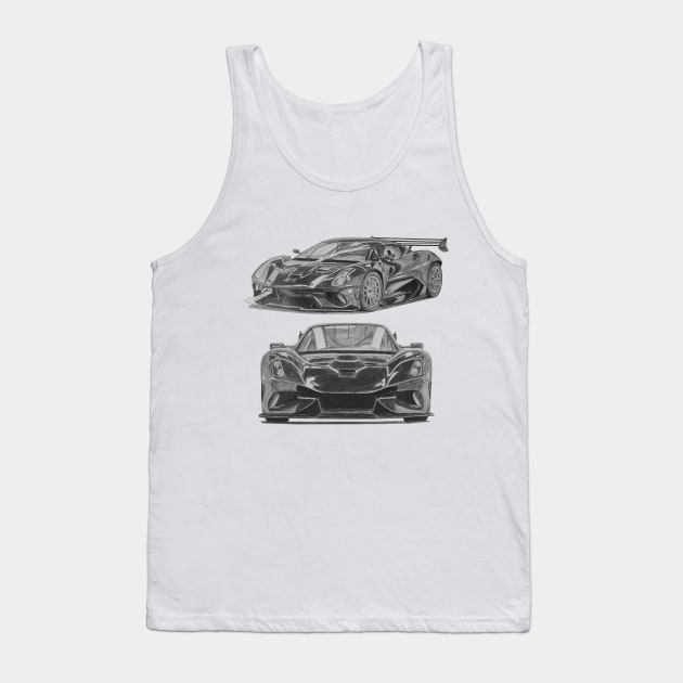 Car Tank Top by An.D.L.